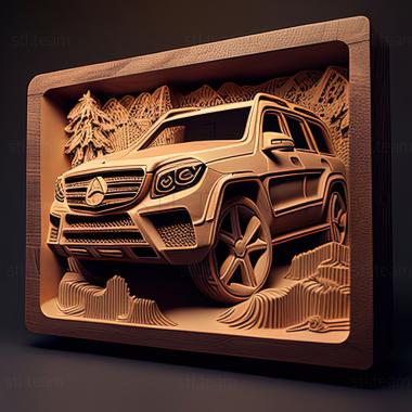 3D model Mercedes Benz GL (STL)